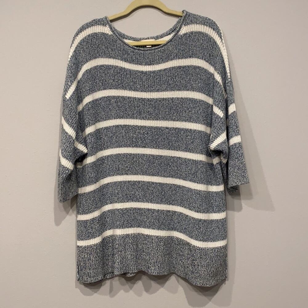 Gap Blue and White Striped Tunic